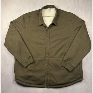 Duluth Trading Co Shirt Jac Mens 3XL Sherpa Lined Thermal Waffle Knit 50306